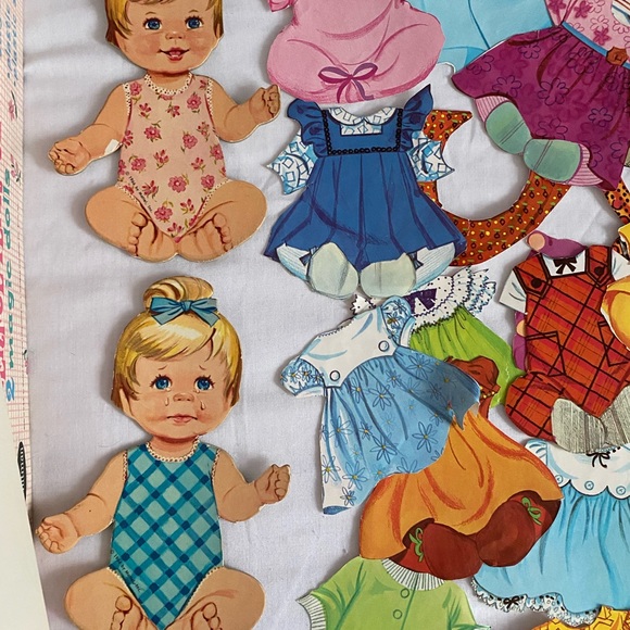 Vintage 1966 Cheerful Tearful Magic Dolls by Whitman- ORIGINAL BOX - Picture 12 of 12